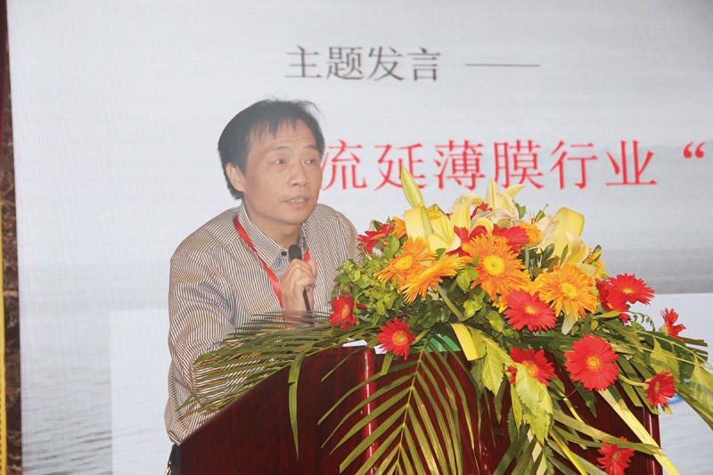 7.湖北慧獅塑業股份有限公司副總經理魯猛成作&ldquo;流延薄膜行業&lsquo;十三五&rsquo;創新發展探討&rdquo;的發言