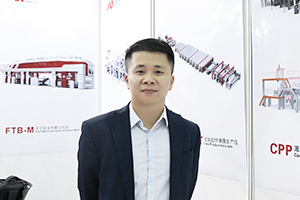 金明機械銷售總監王童剛